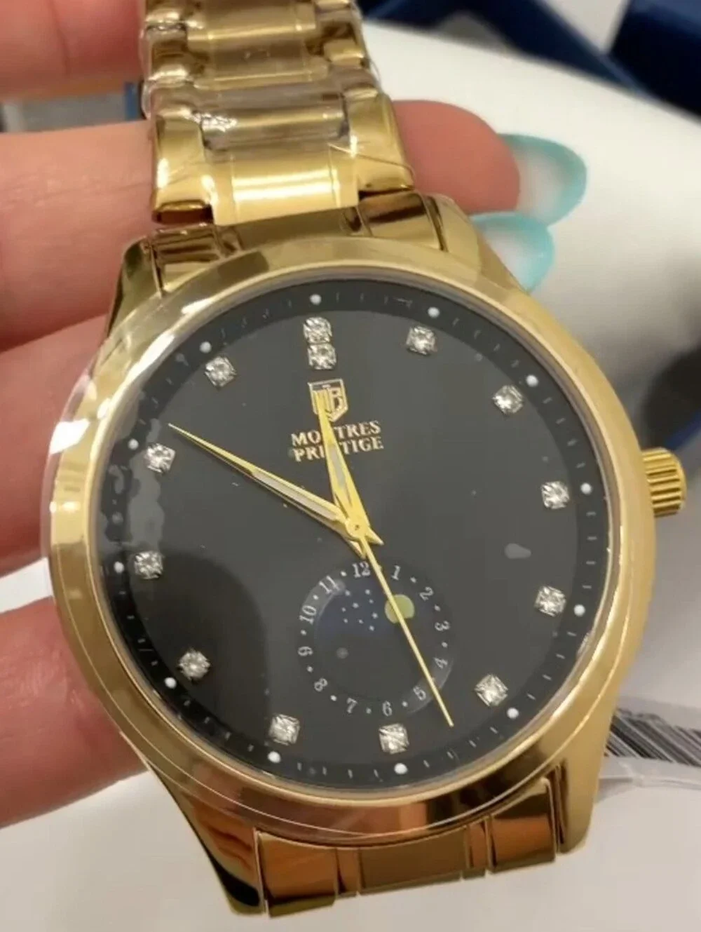 Men’s MONTRES PRESTIGE Gold-Tone watch